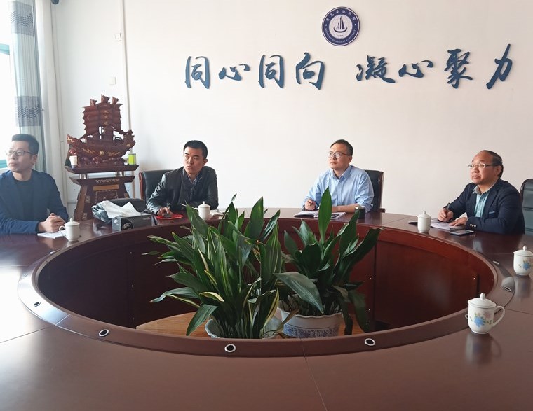 青岛经控未来教育科技有限公司来我校洽谈合作事宜