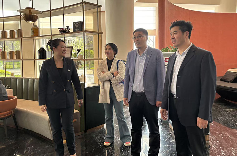 访企拓岗|国际商学院到青岛尚美雅高瑞享酒店走访调研