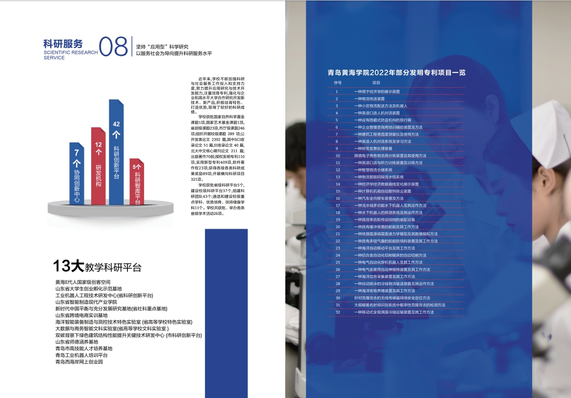 2023年青岛黄海学院宣传册