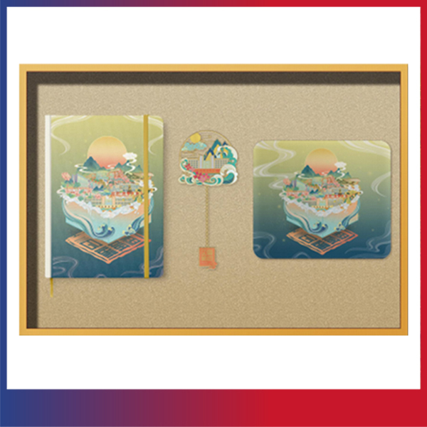 青岛黄海学院印象礼盒套装（红色）