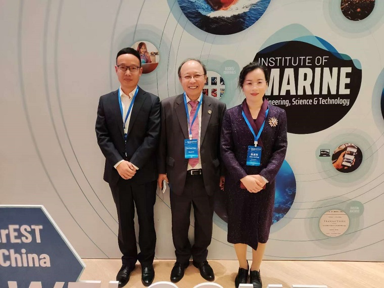 青岛黄海学院应邀出席 IMarEST 中国启航典礼 共话海洋人才发展